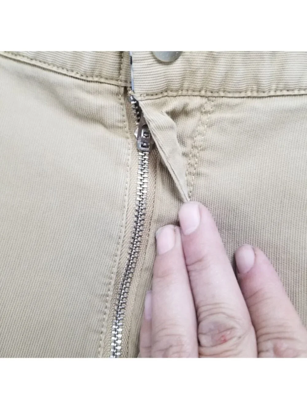 Peter Millar Shorts Mens 40 Tan Stretch Mid Rise Chino